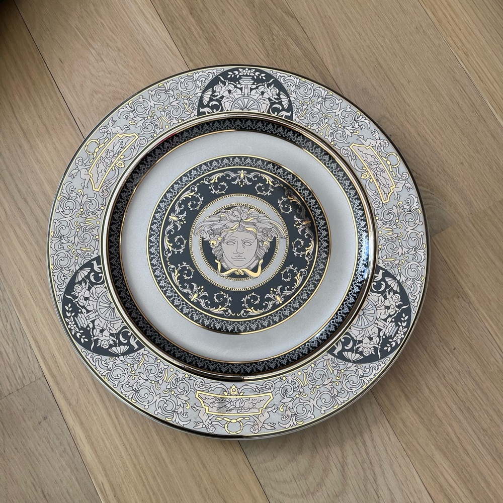 Versace Rosenthal Medusa Silver Plate RARE